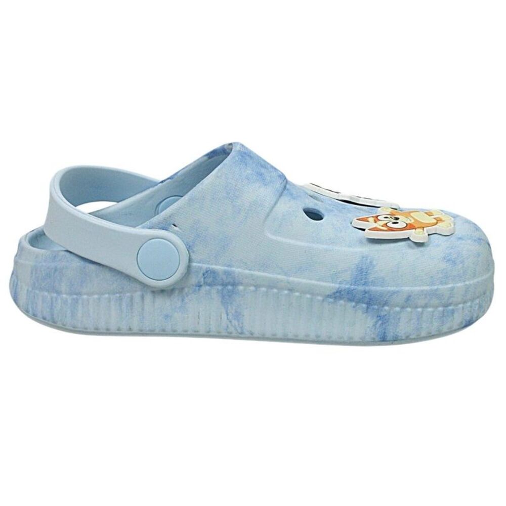 Bluey Childrens/Kids Bluey & Bingo Tie Dye Clogs / Blue